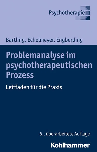 Cover: Problemanalyse im psychotherapeutischen Prozess