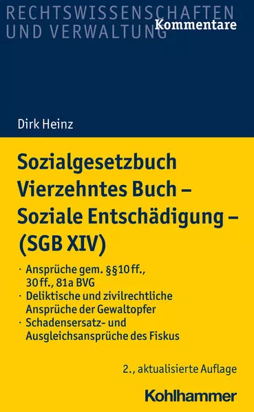 Cover: Sozialgesetzbuch Vierzehntes Buch - Soziale Entschädigung - (SGB XIV)