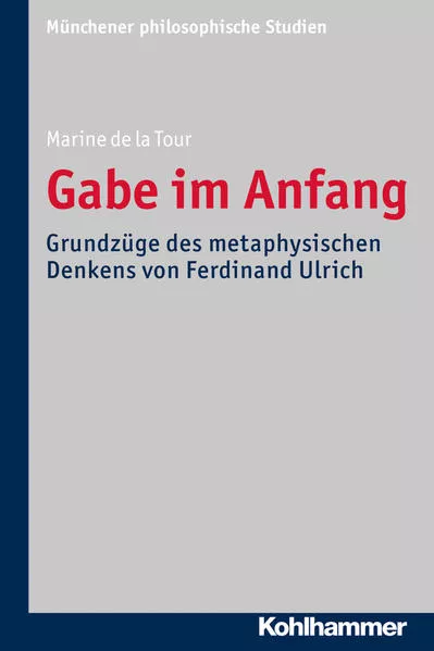 Cover: Gabe im Anfang