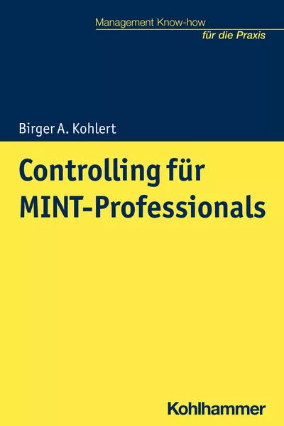 Cover: Controlling für MINT-Professionals