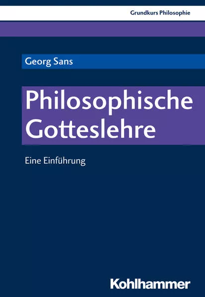 Cover: Philosophische Gotteslehre