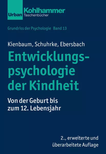 Cover: Entwicklungspsychologie der Kindheit