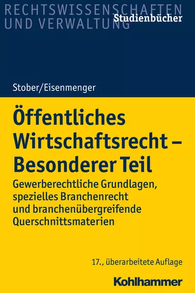 Cover: Öffentliches Wirtschaftsrecht - Besonderer Teil