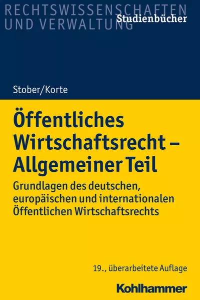 Öffentliches Wirtschaftsrecht - Allgemeiner Teil</a>