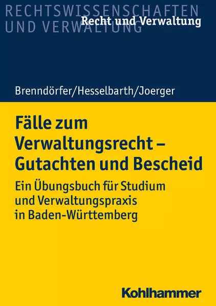 Cover: Grundlagen und Fälle zum Verwaltungsrecht