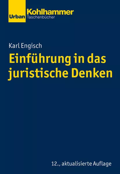 Cover: Einführung in das juristische Denken