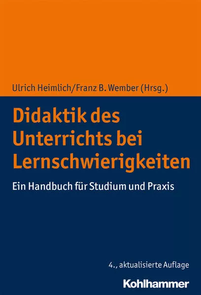 Didaktik des Unterrichts bei Lernschwierigkeiten