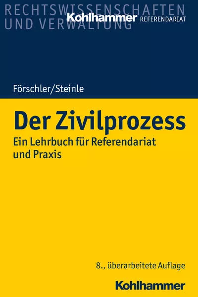 Cover: Der Zivilprozess