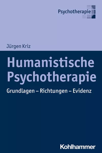 Cover: Humanistische Psychotherapie