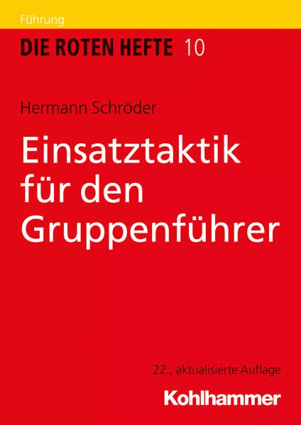 Cover: Einsatztaktik für den Gruppenführer