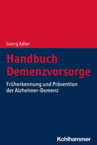 Cover: Handbuch Demenzvorsorge