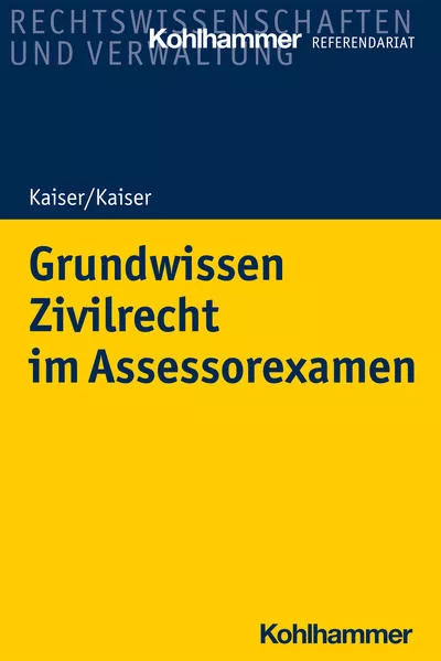 Cover: Grundwissen Zivilrecht im Assessorexamen