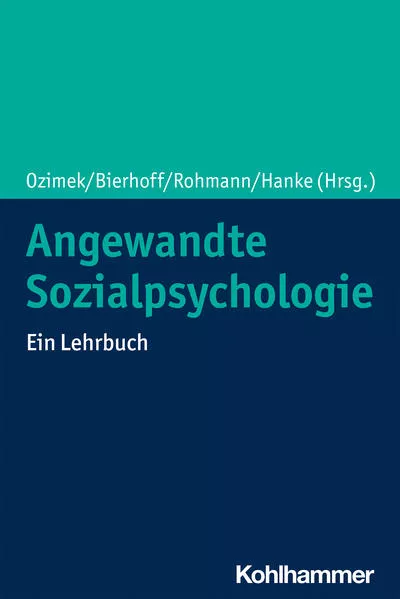 Cover: Angewandte Sozialpsychologie