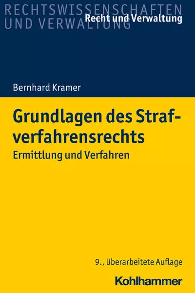 Cover: Grundlagen des Strafverfahrensrechts