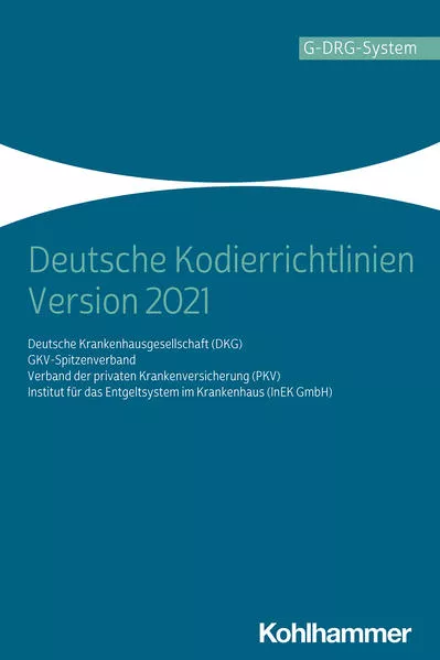 Cover: Deutsche Kodierrichtlinien Version 2021