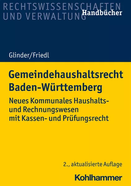 Cover: Gemeindehaushaltsrecht Baden-Württemberg