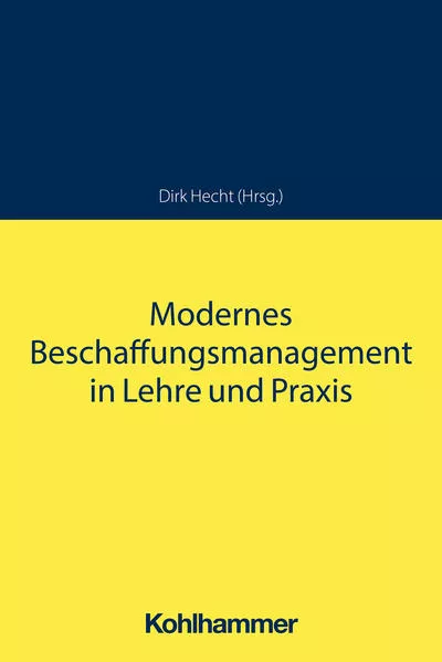 Cover: Modernes Beschaffungsmanagement in Lehre und Praxis