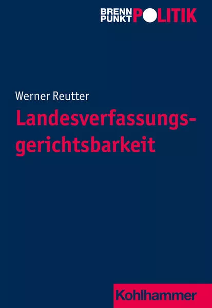 Cover: Landesverfassungsgerichtsbarkeit