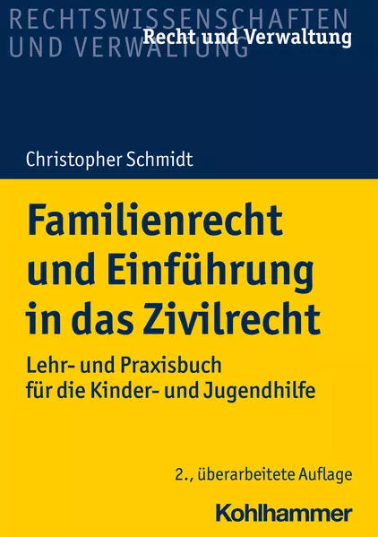 Cover: Familienrecht und Einführung in das Zivilrecht