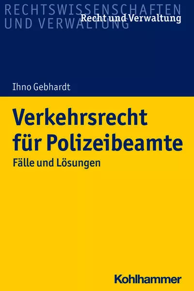 Cover: Verkehrsrecht für Polizeibeamte