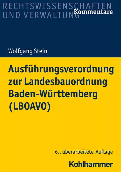 Ausführungsverordnung zur Landesbauordnung Baden-Württemberg (LBOAVO)</a>