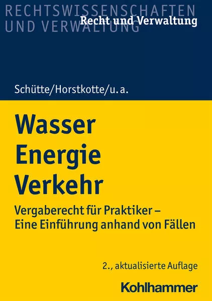 Cover: Wasser Energie Verkehr