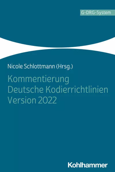 Cover: Kommentierung Deutsche Kodierrichtlinien Version 2022