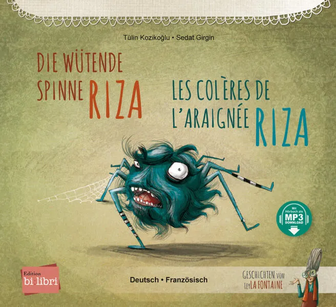 Cover: Die wütende Spinne Riza