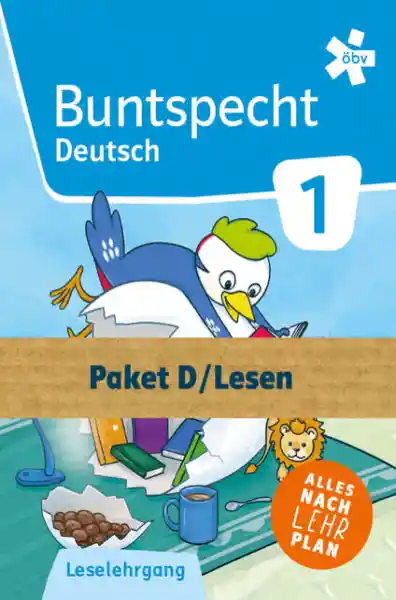 Buntspecht Fibel, Paket mit Leseheften (Leselehrgang D, Arbeitsheft D, Sammelwörterheft, Leseheft 2-teilig)