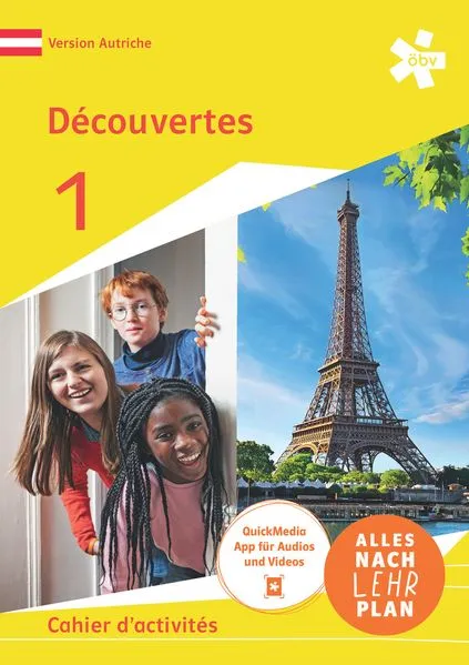 Cover: Découvertes 1. Version Autriche. Cahier d'activités, Arbeitsheft mit Mediensammlung