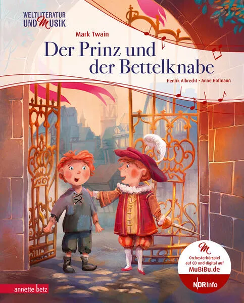 Cover: Der Prinz und der Bettelknabe (Weltliteratur und Musik mit CD und zum Streamen, Bd. ?)
