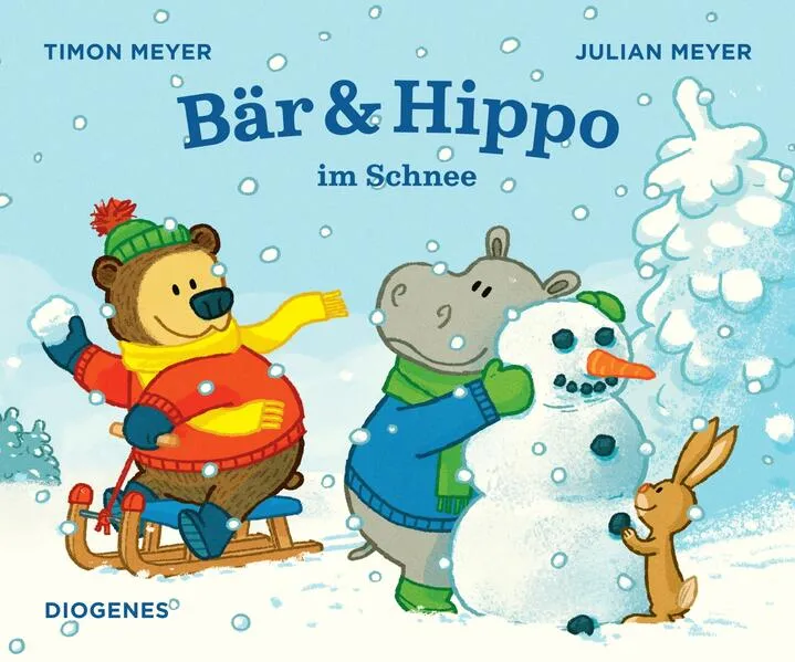 Cover: Bär & Hippo im Schnee