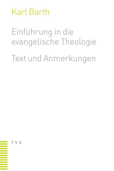 Cover: Einführung in die evangelische Theologie