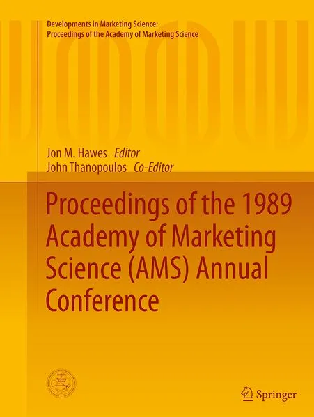 Proceedings of the 1989 Academy of Marketing Science (AMS) Annual Conference