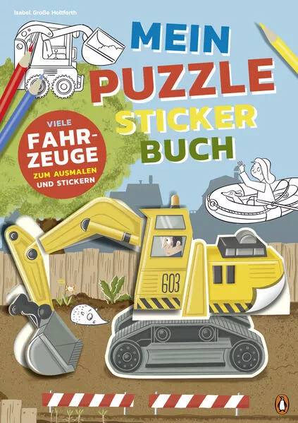 Cover: Mein bunter Puzzle-Sticker-Spaß - Fahrzeuge
