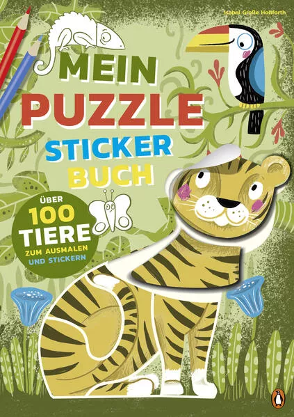 Cover: Mein bunter Puzzle-Sticker-Spaß - Tiere
