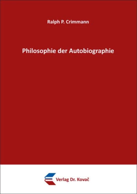 Cover: Philosophie der Autobiographie