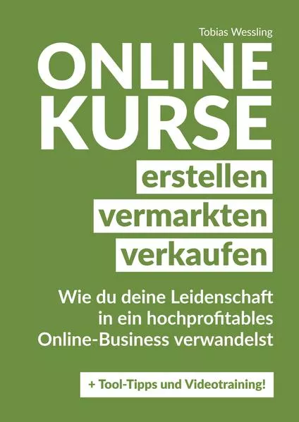 Cover: Onlinekurse erstellen, vermarkten und verkaufen