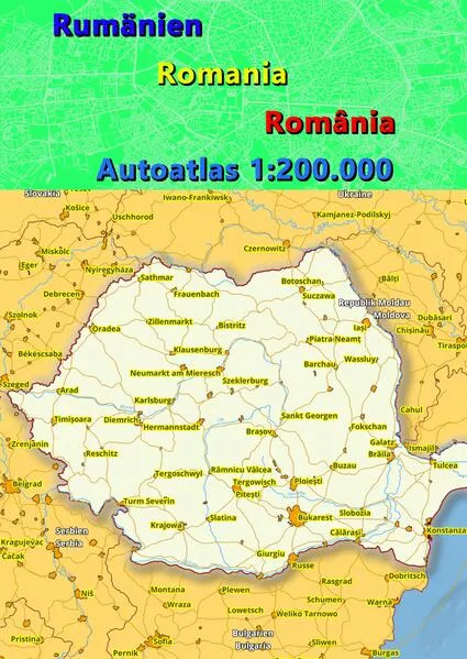 Rumänien Autoatlas, Straßenatlas 2023/2024 1:200.000 (România)</a>