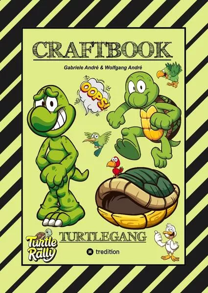 CRAFTBOOK - BASTELVORLAGE - LUSTIGES FAMILIENSPIEL - TURTLE RALLY - WITZIGE MOTIVE - KNIFFLIGE RÄTSEL & AUFGABEN - TURTLE</a>