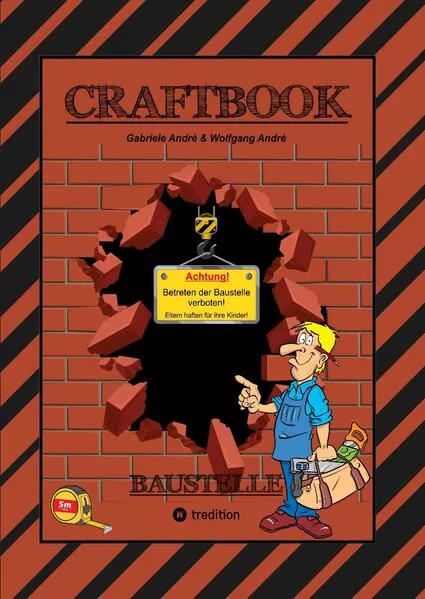 Cover: CRAFTBOOK - SPECIAL EDITION 140 BLATT - TOLLE MOTIVE - BAUFAHRZEUGE - BASTLE DEINE STADT - RÄTSEL - AUFGABEN - HÄUSER