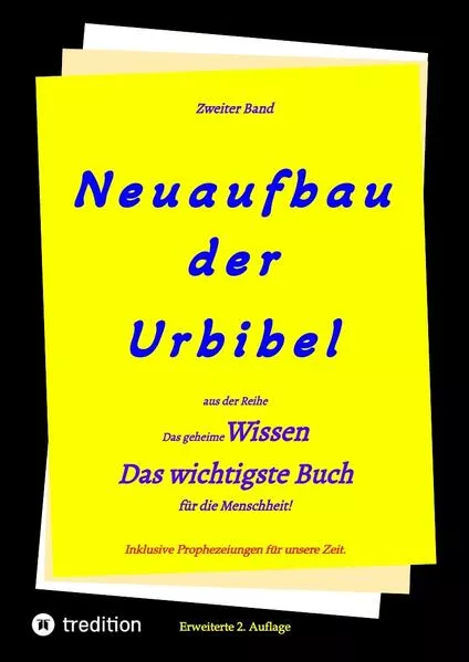 Cover: 2. Auflage 2. Band von Neuaufbau der Urbibel