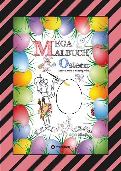 MEGA MALBUCH - OSTERMOTIVE - OSTERHASEN - OSTEREIER - OSTERKÜKEN - OSTERKORB - HAHN - HENNE - LUSTIGE OSTERBILDER</a>