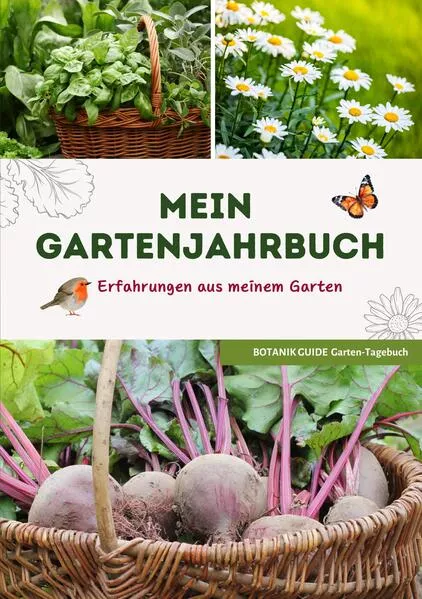 Cover: Botanik Guide Gartentagebuch