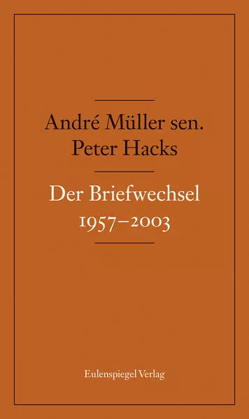 Cover: Der Briefwechsel 1957-2003