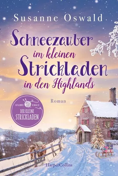 Cover: Schneezauber im kleinen Strickladen in den Highlands