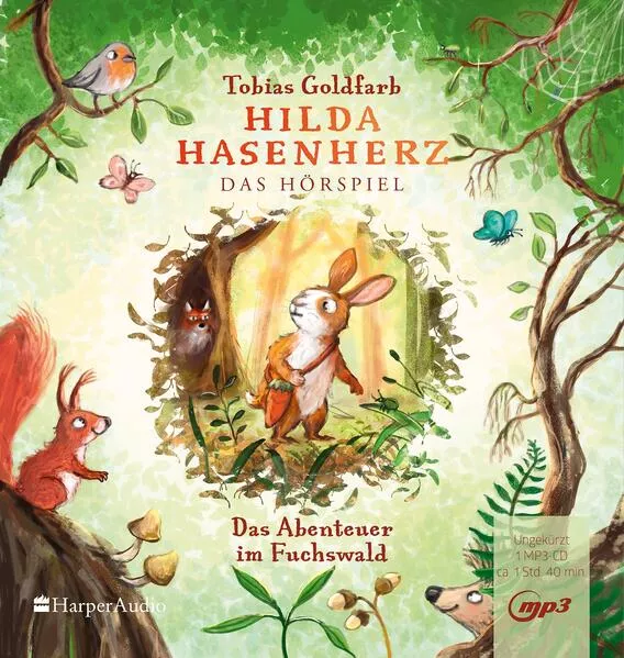 Cover: Hilda Hasenherz. Das Abenteuer im Fuchswald