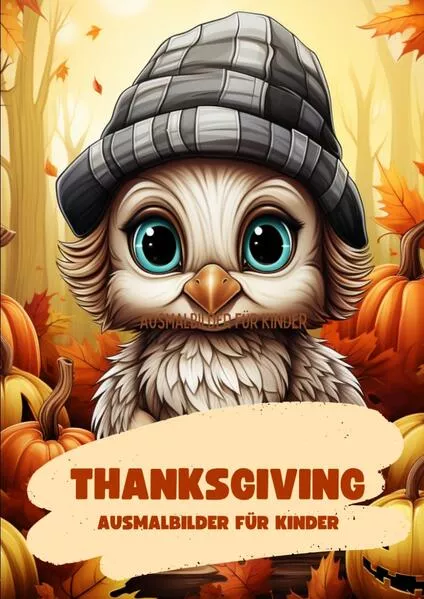 Cover: Thanksgiving - Ausmalbilder für Kinder