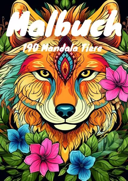 Cover: Malbuch - 190 Mandala Tiere