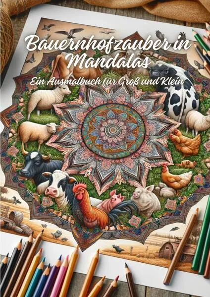 Cover: Bauernhofzauber in Mandalas